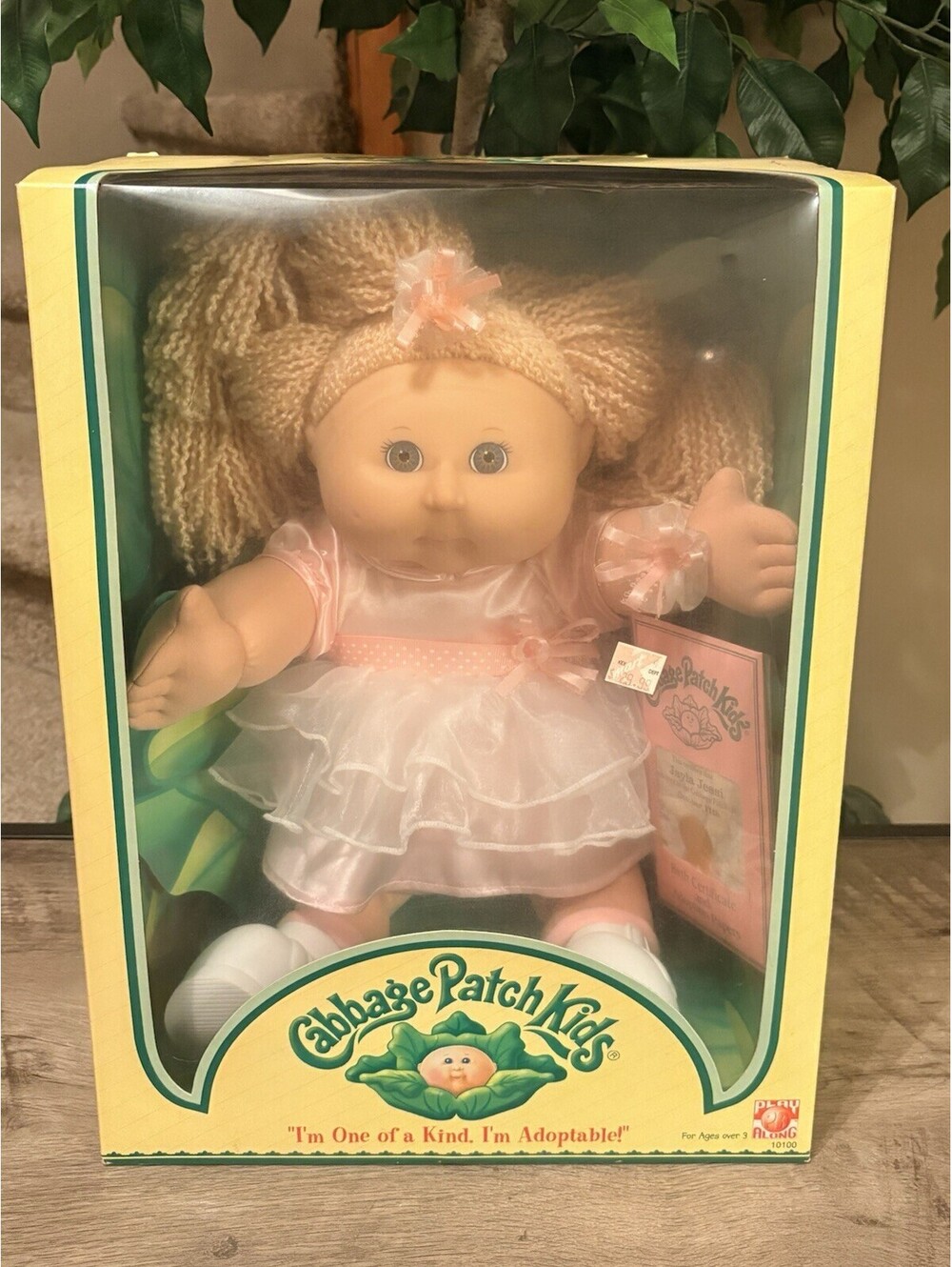 2004 Cabbage Patch Kids Play Along Doll Jayla Jessi DOB Oct. 11 Blonde Blue Eyes